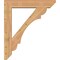 Ekena Millwork Olympic Slat Smooth Bracket w/ Offset Brace, Western Red Cedar, 7 1/2"W x 38"D x 44"H BKT0806X38X44OLY06SWR - alternate 4